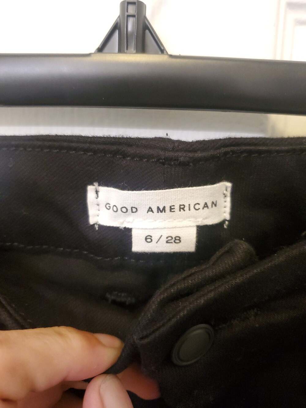 NWOT Good American Good Waist High-Rise Skinny Jeans in Black